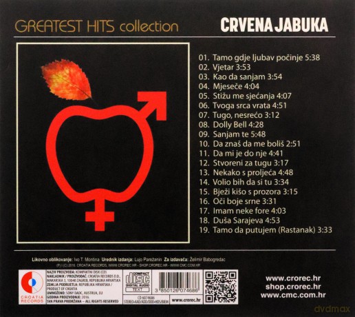 Crvena Jabuka: Greatest Hits Collection [CD]