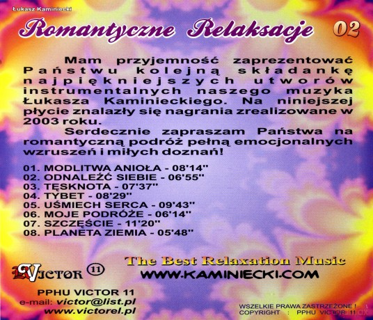 Romantyczne Relaksacje 2 - Łukasz Kaminiecki  [CD]