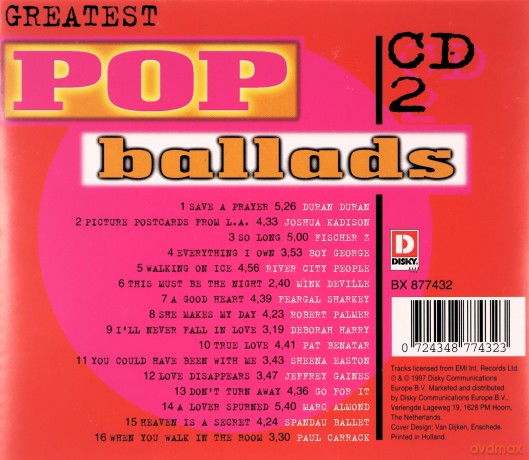 Greatest Pop Ballads [3CD]