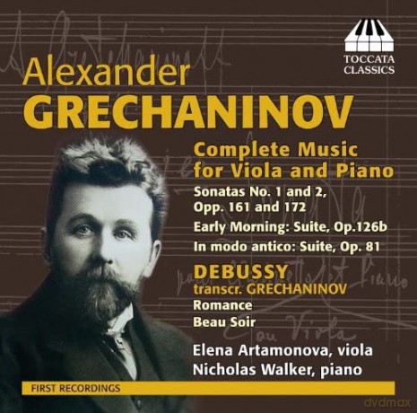 GRECHANINOV: Music for Viola+Piano [CD]