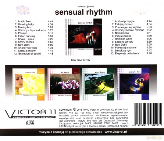 Sensual rhythm - belly dance music  [CD]