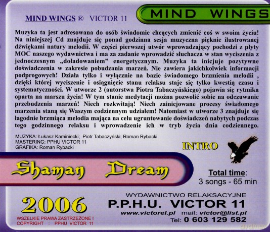 Shaman Dream - Kaminiecki, Tabaczyński  [CD]