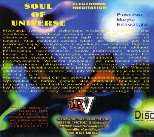 Soul of Universe - elektroniczna medytacja  [CD]