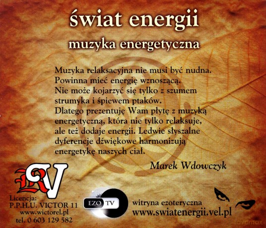 Świat Energii - A.M.Wdowczyk  [CD]