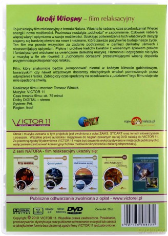 Uroki Wiosny - film relaksacyjny na - Tomasz Wincek  [DVD]