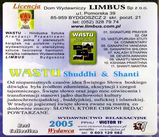 Mantry Świata - Wastu - Shuddhi &Shanti  [CD]
