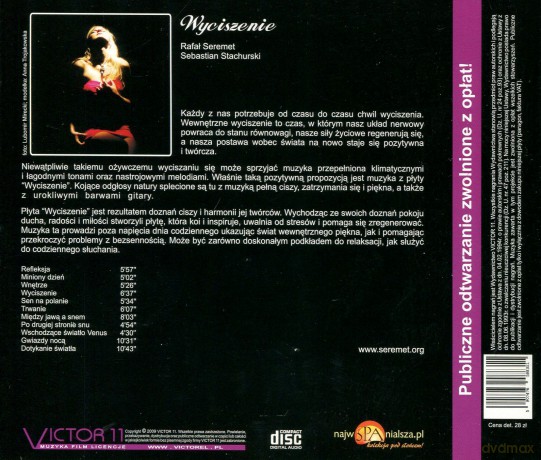 WYCISZENIE - Rafał Seremet  [CD]