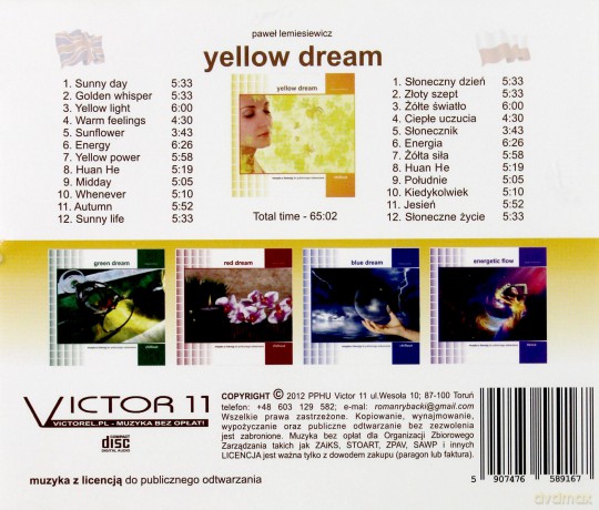 Yellow dream - Paweł Lemiesiewicz  [CD]