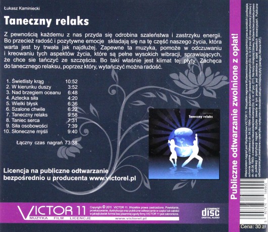 Taneczny Relaks - Łukasz Kaminiecki  [CD]