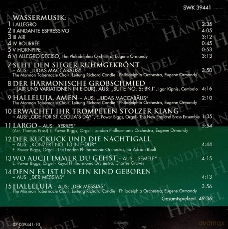 Handel: Greatest Hits-WARNING [CD]