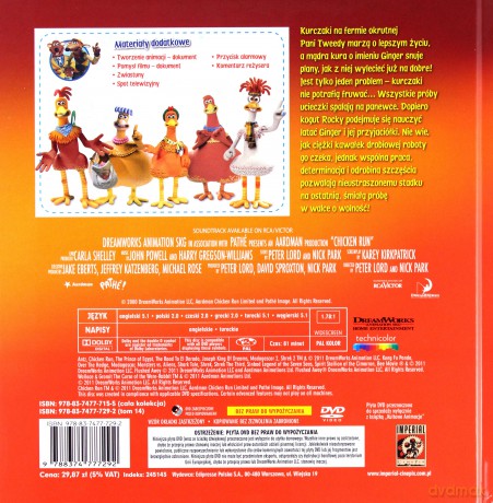 Uciekające kurczaki (booklet) [DVD]