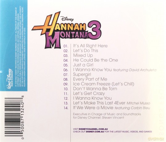 Hannah Montana 3-Songs From The Hit Tv Series [2CD]