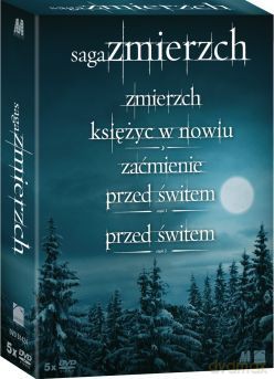 Saga Zmierzch: Zmierzch / Księżyc w nowiu / Zaćmienie / Przed Świtem [BOX] [5DVD]