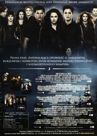 Saga Zmierzch: Zmierzch / Księżyc w nowiu / Zaćmienie / Przed Świtem [BOX] [5DVD]