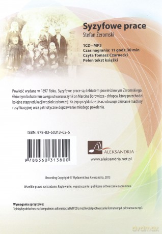 Syzyfowe Prace - Stefan Żeromski [AUDIOBOOK] [CD]
