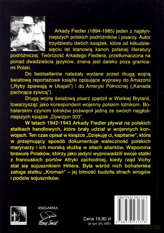 Dziękuję ci, kapitanie - Arkady Fiedler [KSIĄŻKA]