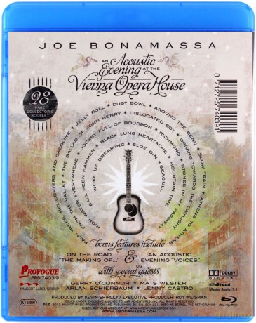 Joe Bonamassa: An Acoustic Evening at The Vienna Opera House [Blu-Ray]