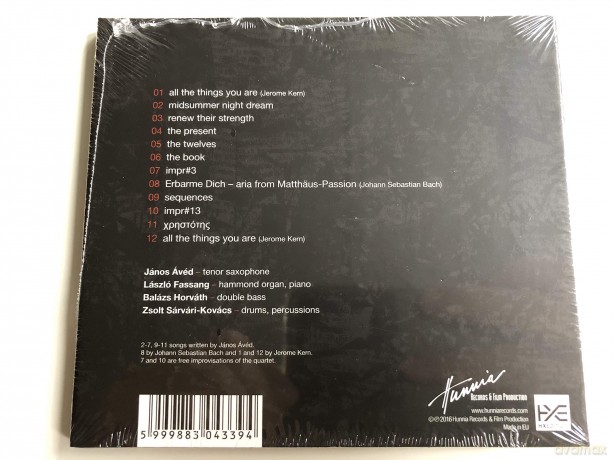 János Ávéd Quartet: Have News [CD]