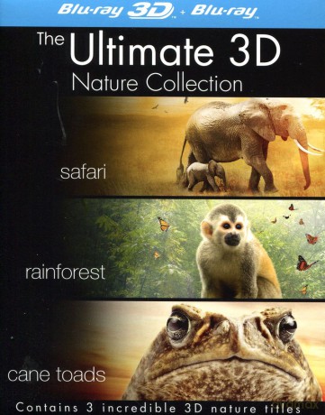 Safari 3D/Rainforest 3D/ Cane toads 3D [BOX] [3xBlu-Ray 3D]