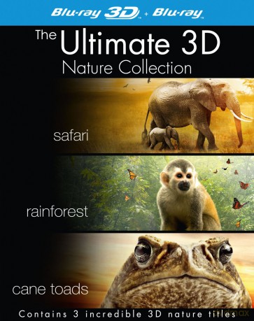 Safari 3D/Rainforest 3D/ Cane toads 3D [BOX] [3xBlu-Ray 3D]
