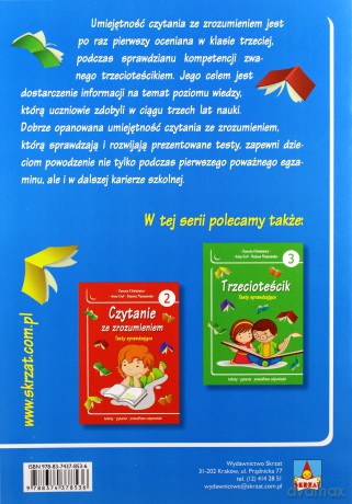 Czytanie ze zrozumieniem testy sprawdzajace czesc 1 [KSIĄŻKA]