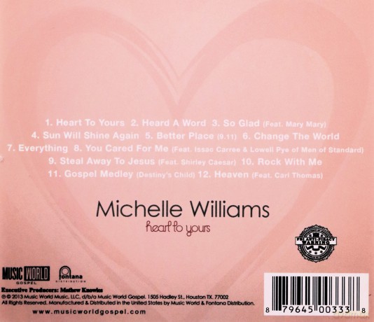 Williams Michelle: Heart To Yours (Usa) [CD]