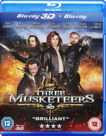 The Three Musketeers [Blu-Ray 3D]+[Blu-Ray]