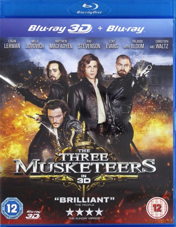 The Three Musketeers [Blu-Ray 3D]+[Blu-Ray]