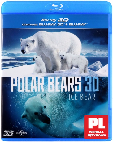 Polar Bears 3D: Ice Bear (Niedźwiedzie Polarne)  [Blu-Ray 3D]