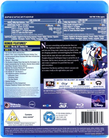 The Nightmare Before Christmas (Miasteczko Halloween) [Blu-Ray 3D]+[Blu-Ray]