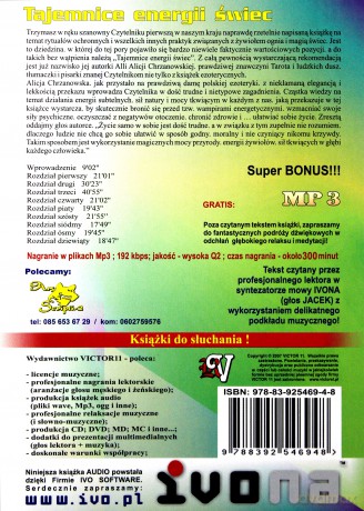 Tajemnice energii świec old - A. A. Chrzanowska [AUDIOBOOK]