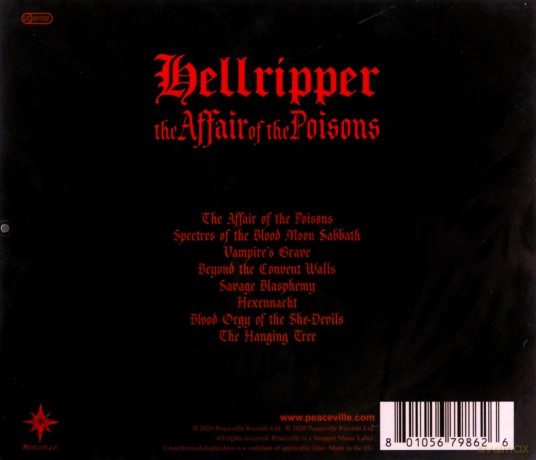 Hellripper-The Affair Of The Poisons [CD]