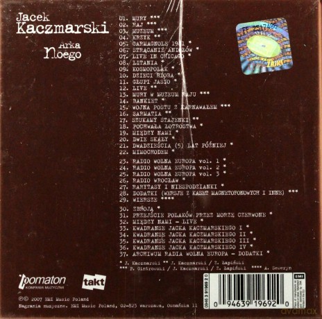 Jacek Kaczmarski: Arka Noego [BOX] [37CD]