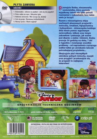 Klinika dla pluszaków: Siła przyjaźni (Disney Junior) [DVD]