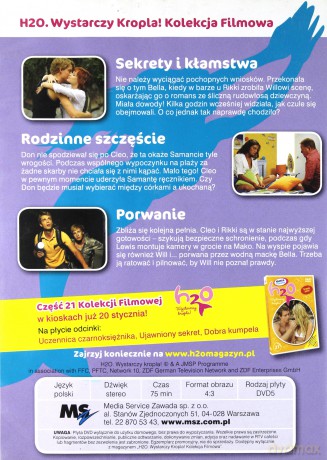 H2O kolekcja filmowa 20 [DVD]