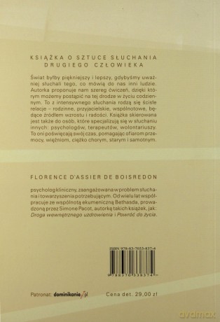 Słuchanie jako sztuka obecności - Florence d`Assier de Boisredon [KSIĄŻKA]