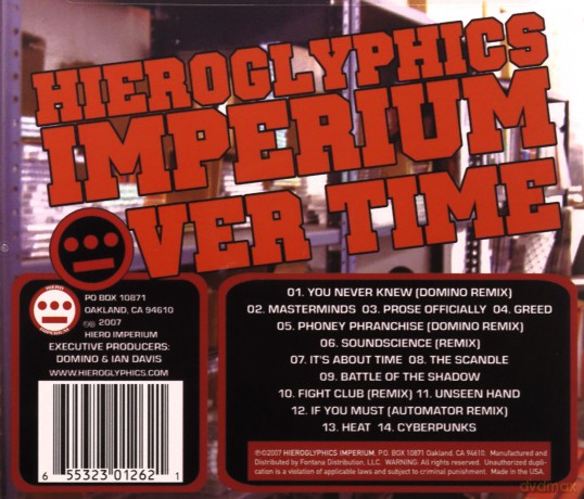 Hieroglyphics-Overtime [1CD]