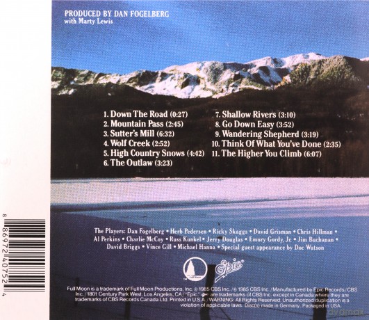 Dan Fogelberg: High Country Snows [CD]