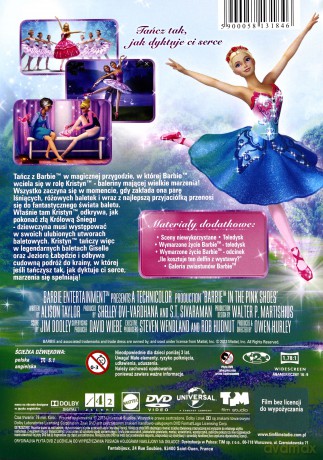 Barbie i magiczne baletki, bransoletka i zawieszka (Edycja Limitowana) [DVD]
