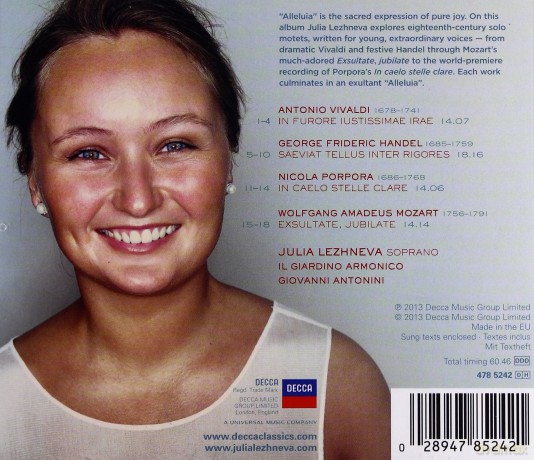 Julia Lezhneva: Alleluia [CD]