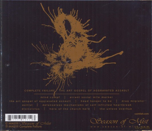 Complete Failure: The Art Gospel Of Aggravated Assault [CD]