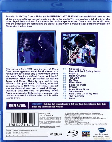 Miles Davis: Live At Montreux 1991 [Blu-Ray]