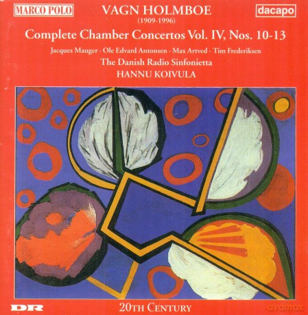 Koivula/Danish Radio Sinfonietta: HOLMBOE: Chamber Ctos. 10-13 [2CD]