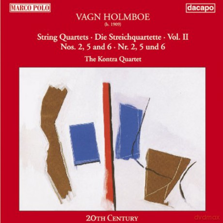 Kontra Quartett: HOLMBOE:String Quartets Vol.2 [CD]