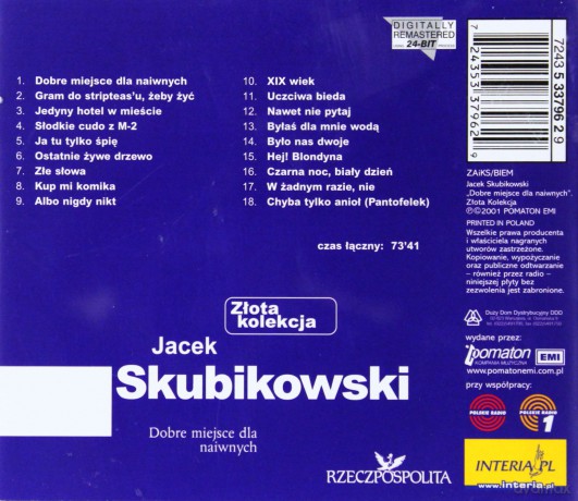 Jacek Skubikowski: Złota Kolekcja [CD]