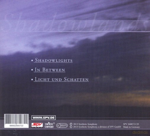 Klaus Schulze: Shadowlands (digipack) [CD]