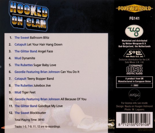 Hooked On Glam [CD]