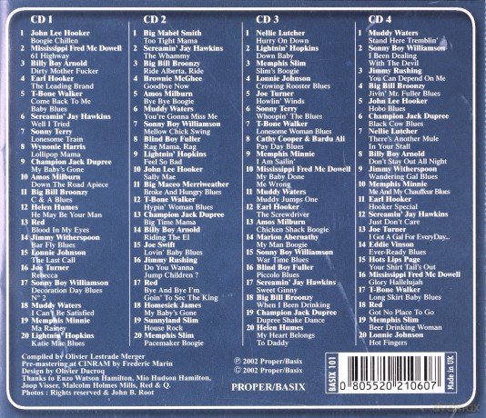 The Blues Box: Hooker jl,Walker t-bone,Johnson l... [4CD]