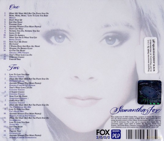 Samantha Fox: Just One Night (Deluxe Edition) [CD]