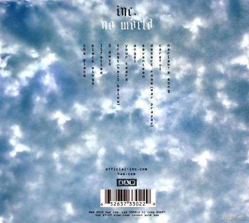 Inc: No World (digipack) [CD]